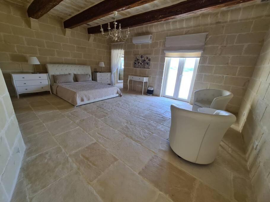 Farmhouse Villa With Large Pool And Garden In Gozo Gharb  Exterior photo